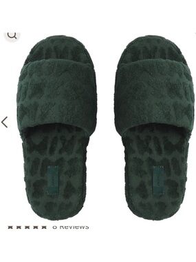 NEW SKIMS TERRY SPA SLIPPERS IN PINE 37 6.5 US